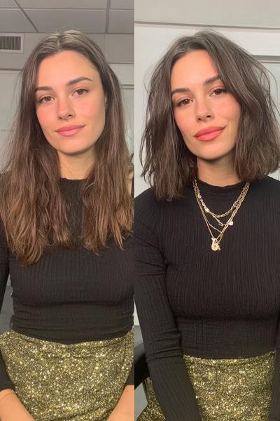 Doppelkinn Frisuren Rundes Gesicht Vorher Nachher 42 Ideen Für Schmeichelnde Styles