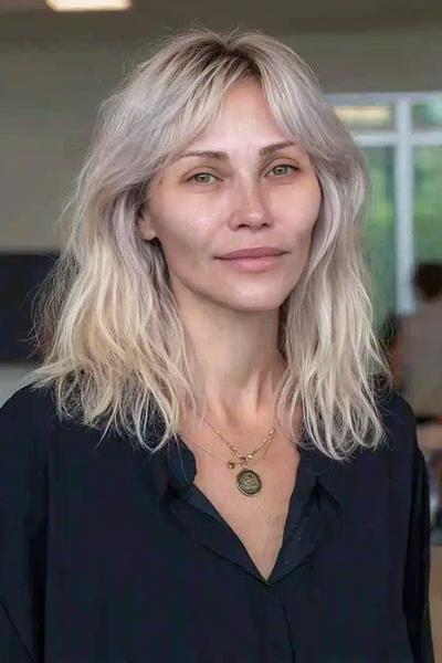 88 Freche Frisuren Für Graue Haare Mittellang