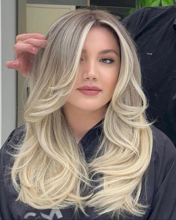 Blonder Butterfly Farbverlauf