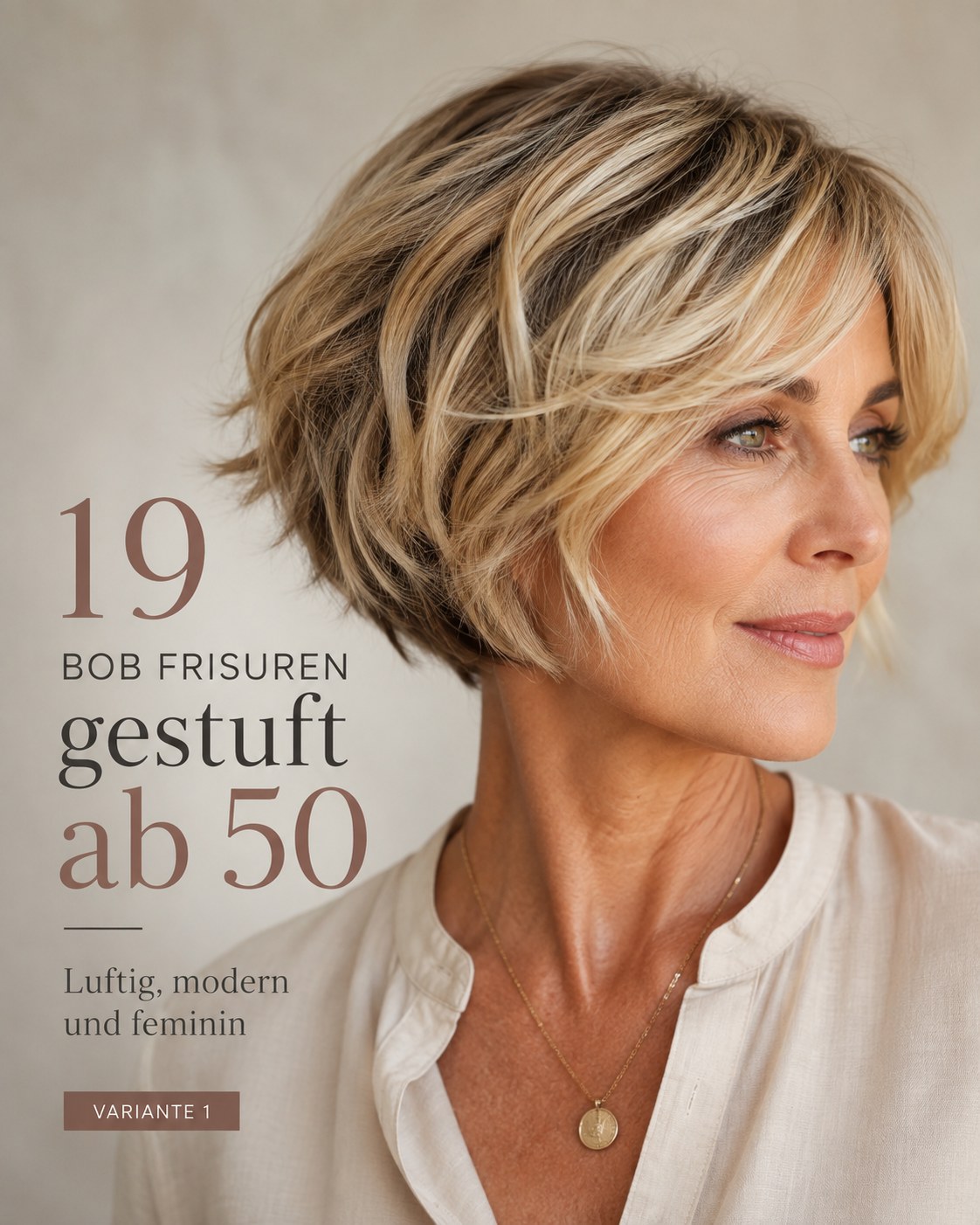 5 Gestufte Bob-Frisuren Ab 50 - Von Luftig Bis Klassisch