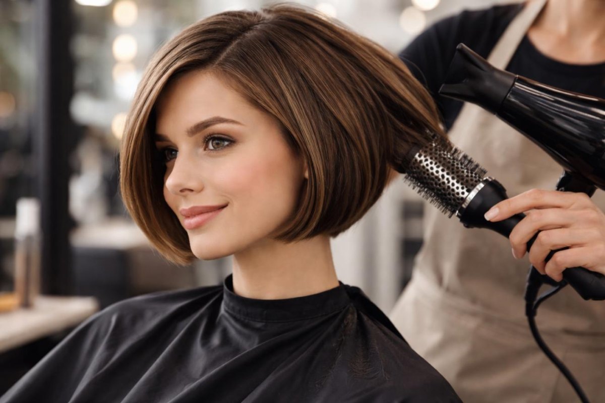 Bob Frisur nach 5,5 cm Regel