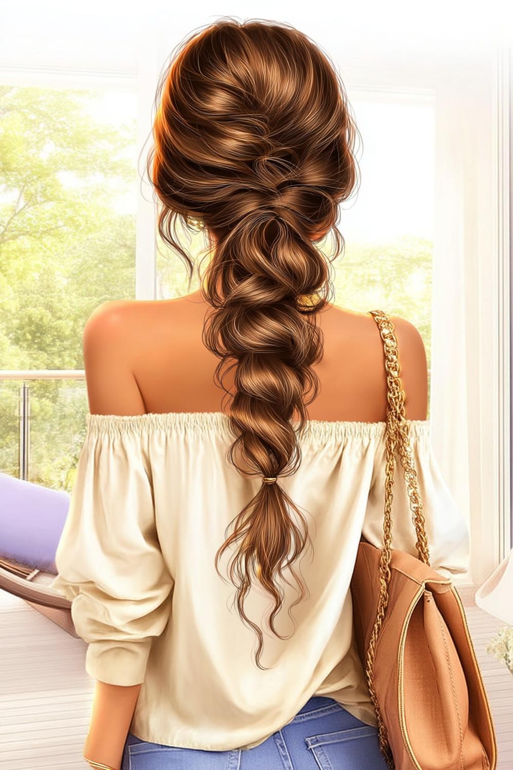 Kunstvoller Twisted Braid