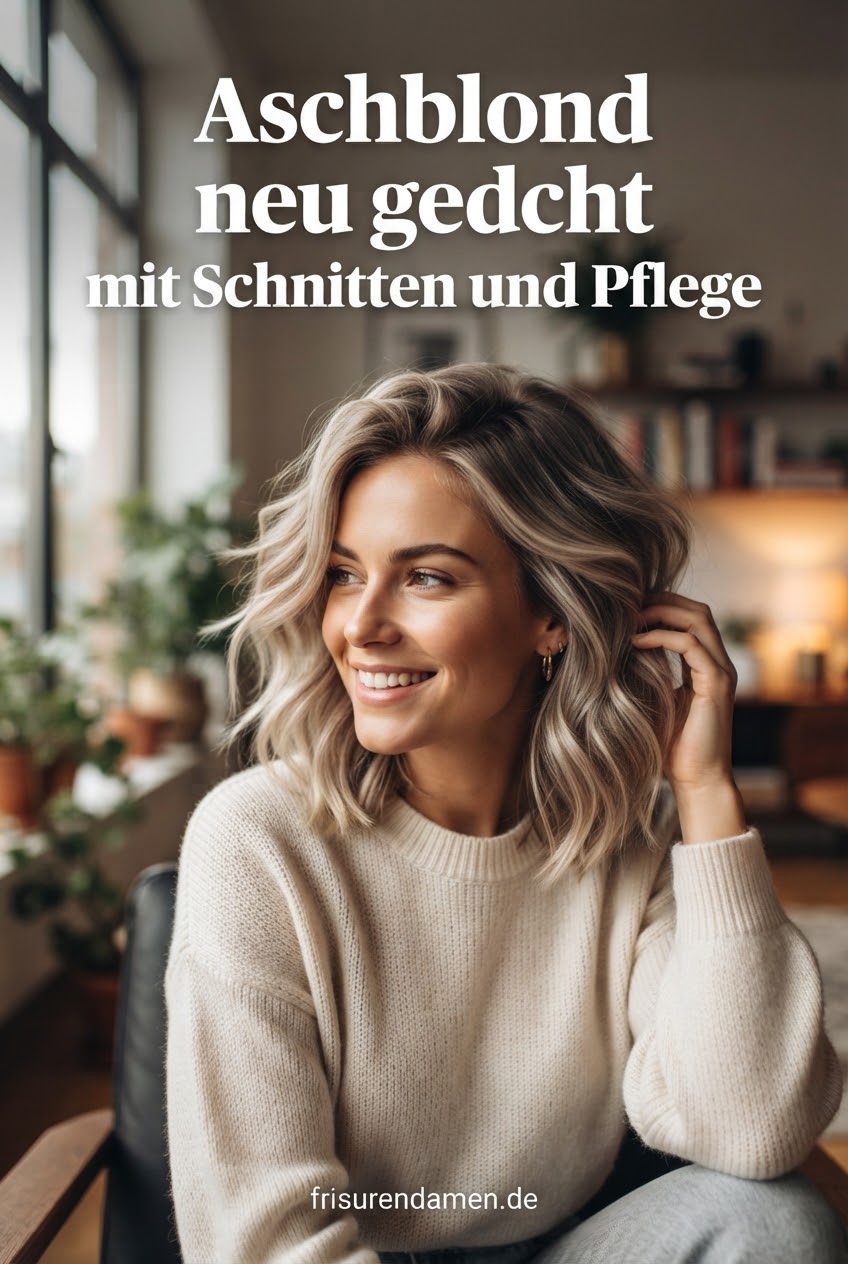 Aschblond neu gedacht mit Schnitten und Pflege
