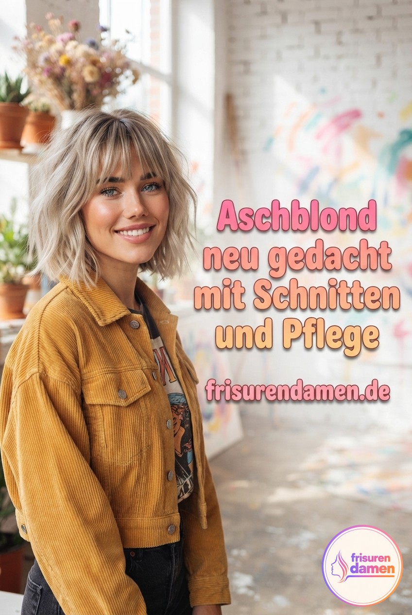 Aschblond neu gedacht mit Schnitten und Pflege