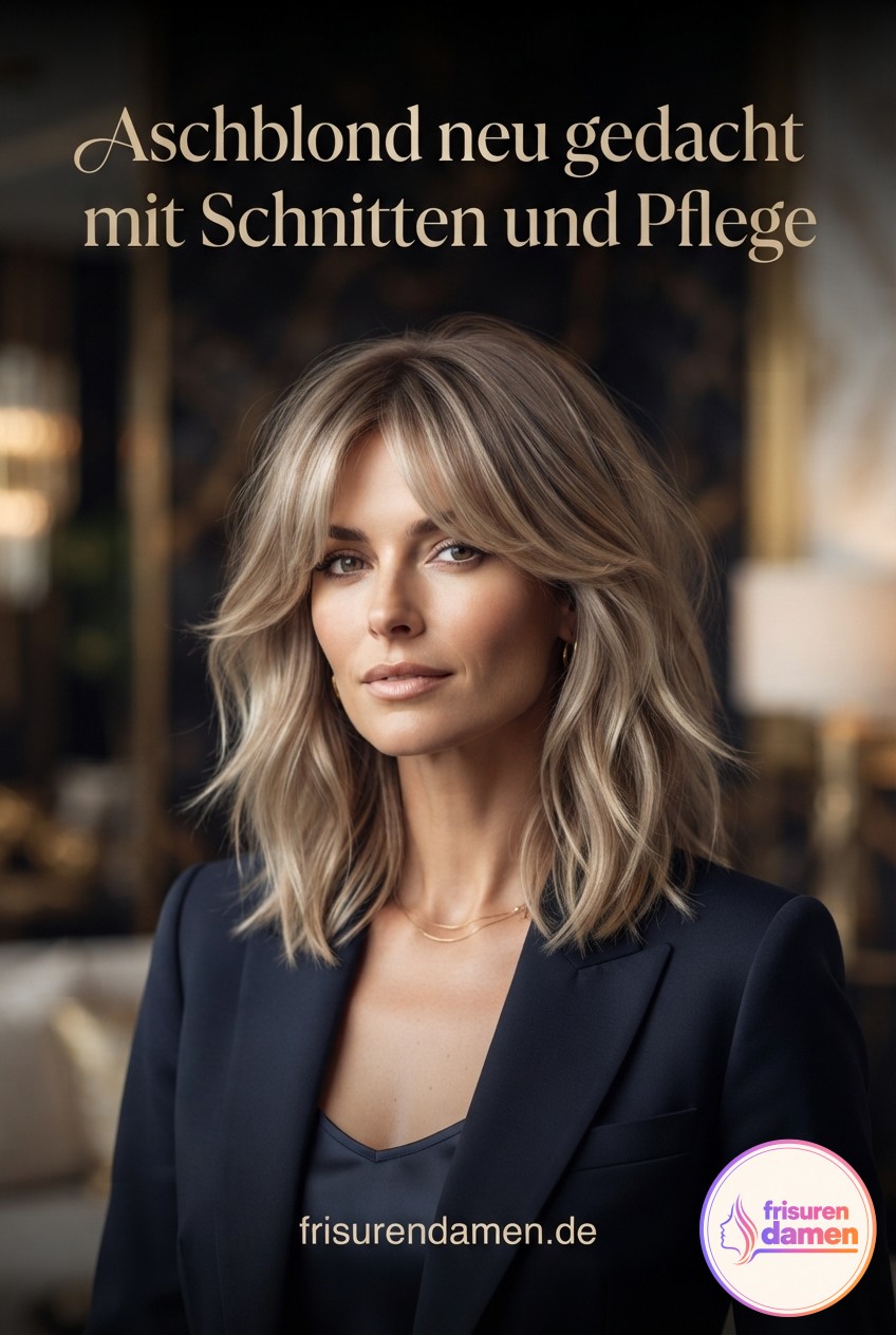 Aschblond neu gedacht mit Schnitten und Pflege