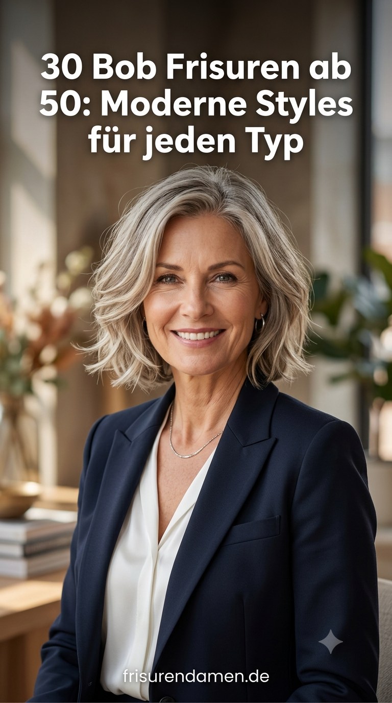 30 Bob Frisuren ab 50: Moderne Styles für jeden Typ
