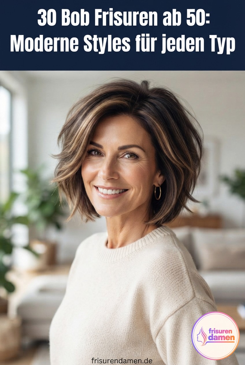 30 Bob Frisuren ab 50: Moderne Styles für jeden Typ