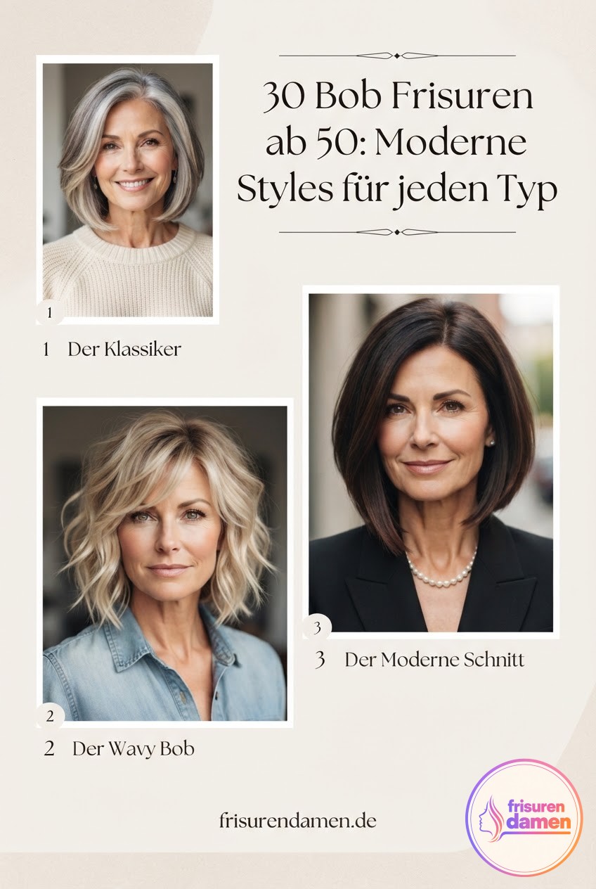 30 Bob Frisuren ab 50: Moderne Styles für jeden Typ
