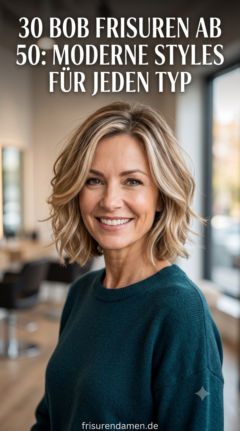 30 Bob Frisuren ab 50: Moderne Styles für jeden Typ