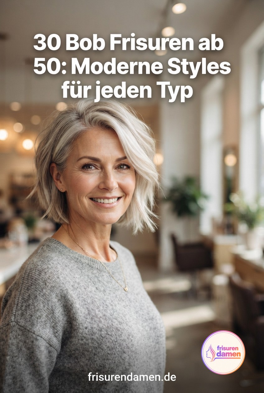 30 Bob Frisuren ab 50: Moderne Styles für jeden Typ