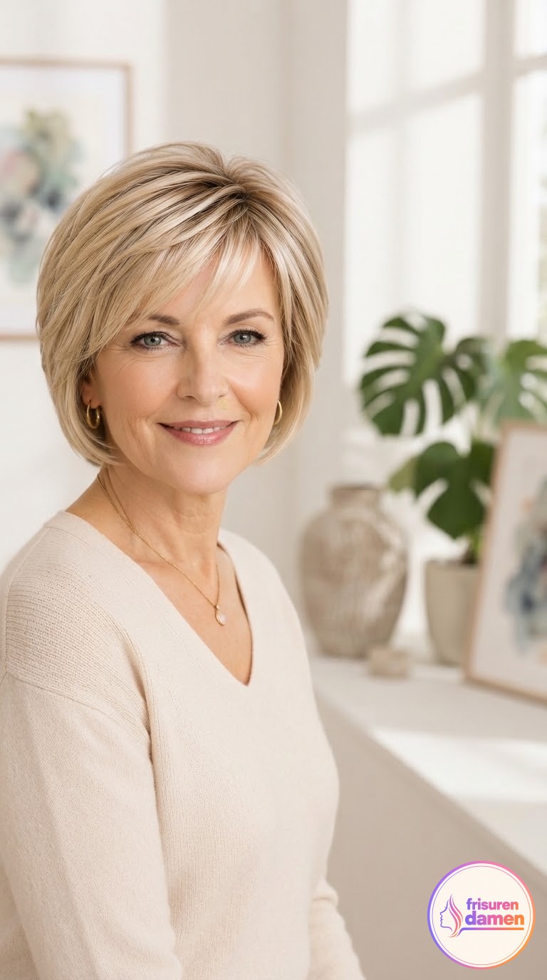 Luftige Stufen-Bobs für feines Haar
