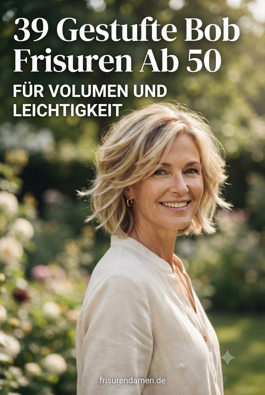 39 Gestufte Bob Frisuren Ab 50 Für Volumen Und Leichtigkeit