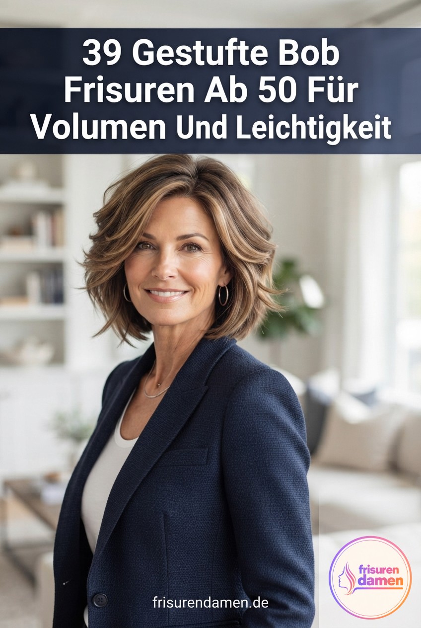 39 Gestufte Bob Frisuren Ab 50 Für Volumen Und Leichtigkeit
