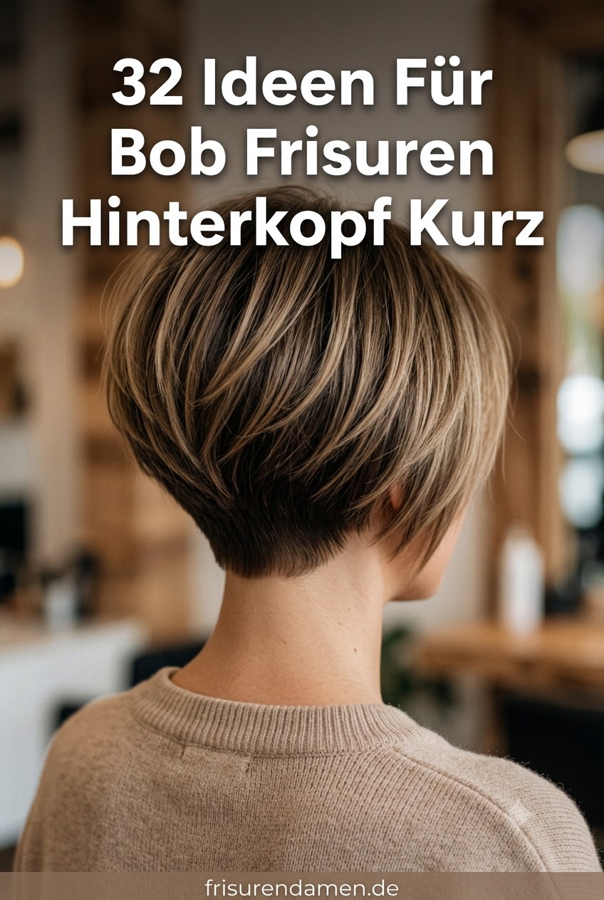 32 Ideen Für Bob Frisuren Hinterkopf Kurz