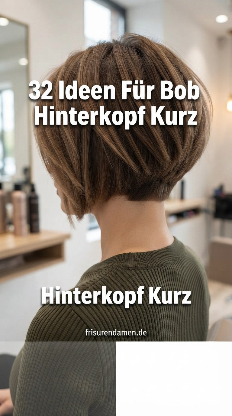 32 Ideen Für Bob Frisuren Hinterkopf Kurz