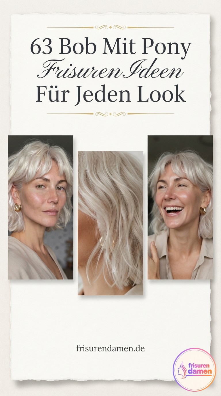 63 Bob Mit Pony Frisuren Ideen Für Jeden Look