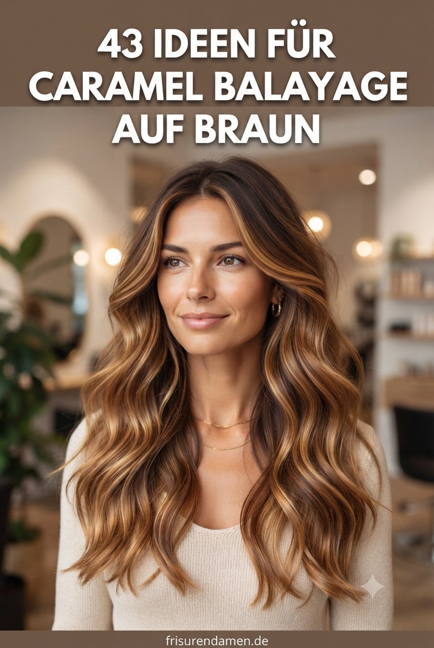 43 Ideen Für Caramel Balayage Auf Braun