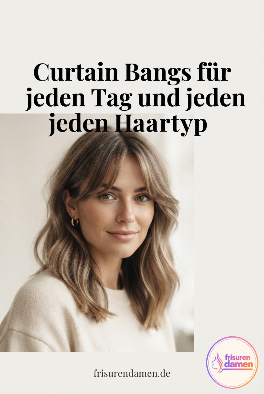 Curtain Bangs für jeden Tag und jeden Haartyp