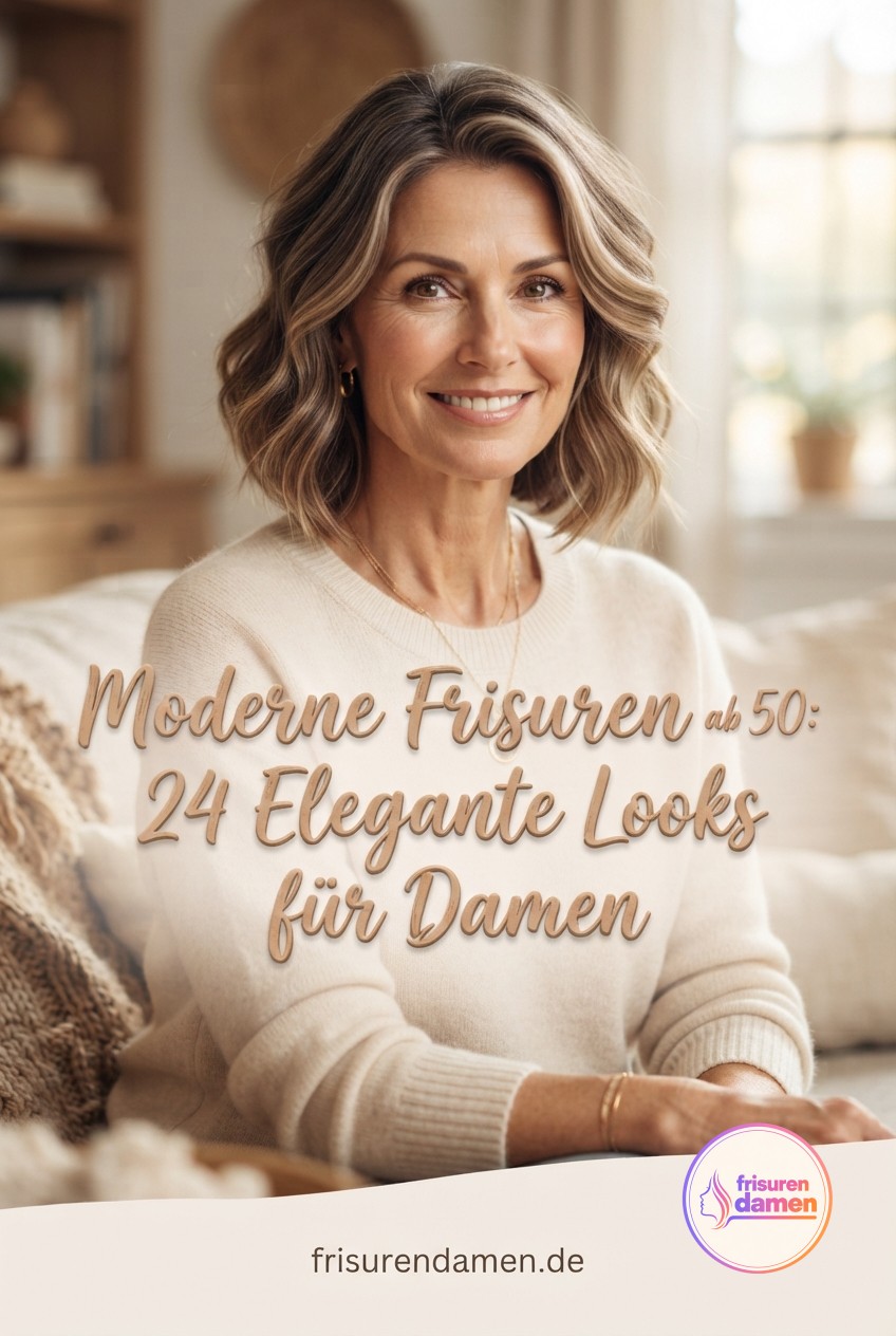 Moderne Frisuren ab 50: 24 Elegante Looks für Damen