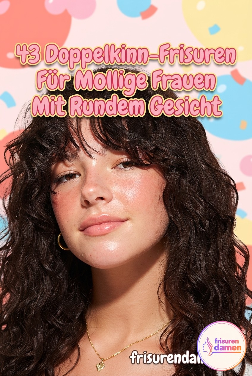 43 Doppelkinn-Frisuren Für Mollige Frauen Mit Rundem Gesicht