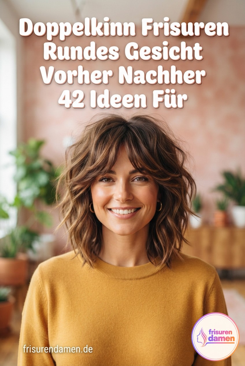 Doppelkinn Frisuren Rundes Gesicht Vorher Nachher 42 Ideen Für Schmeichelnde Styles