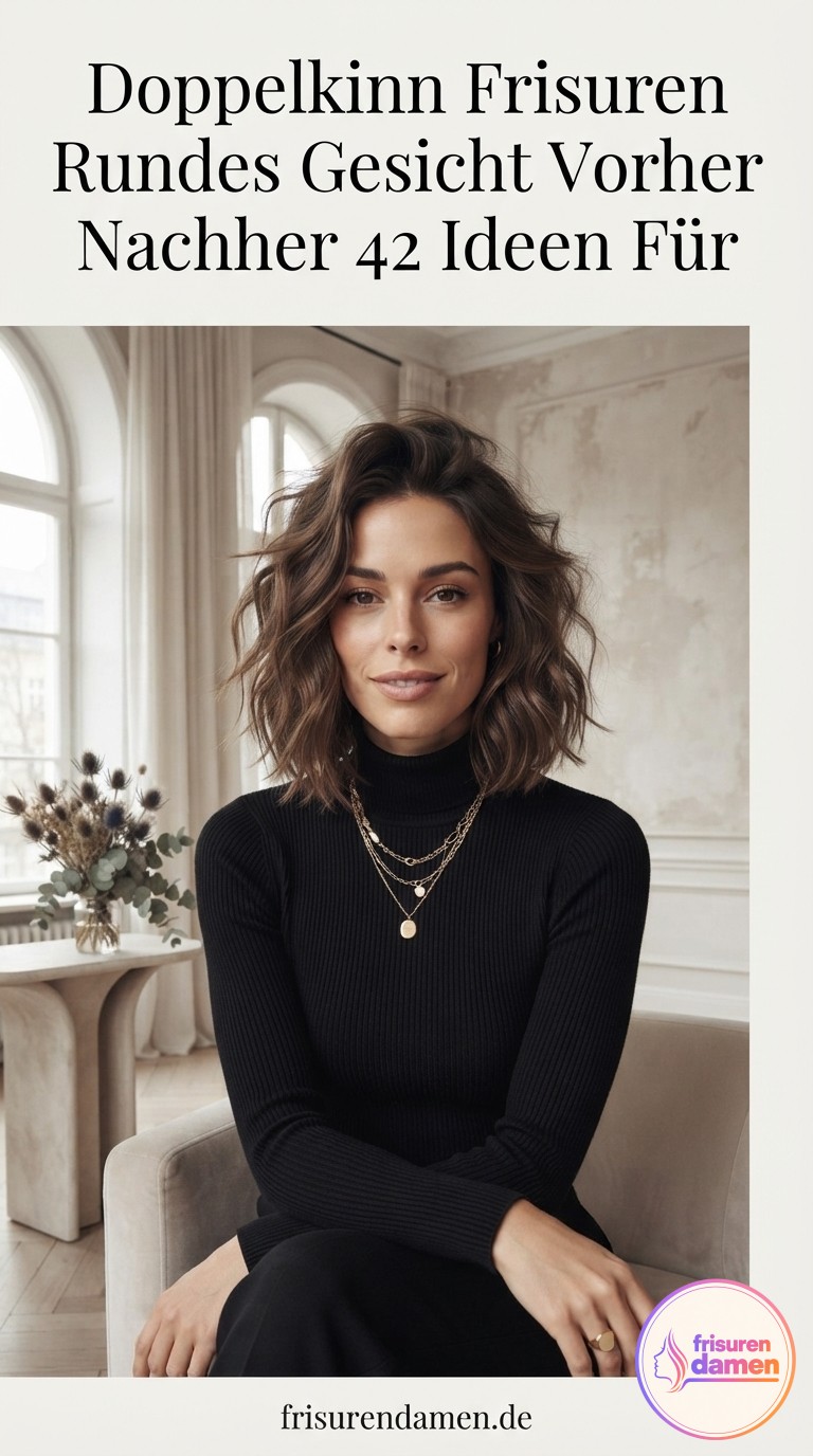Doppelkinn Frisuren Rundes Gesicht Vorher Nachher 42 Ideen Für Schmeichelnde Styles