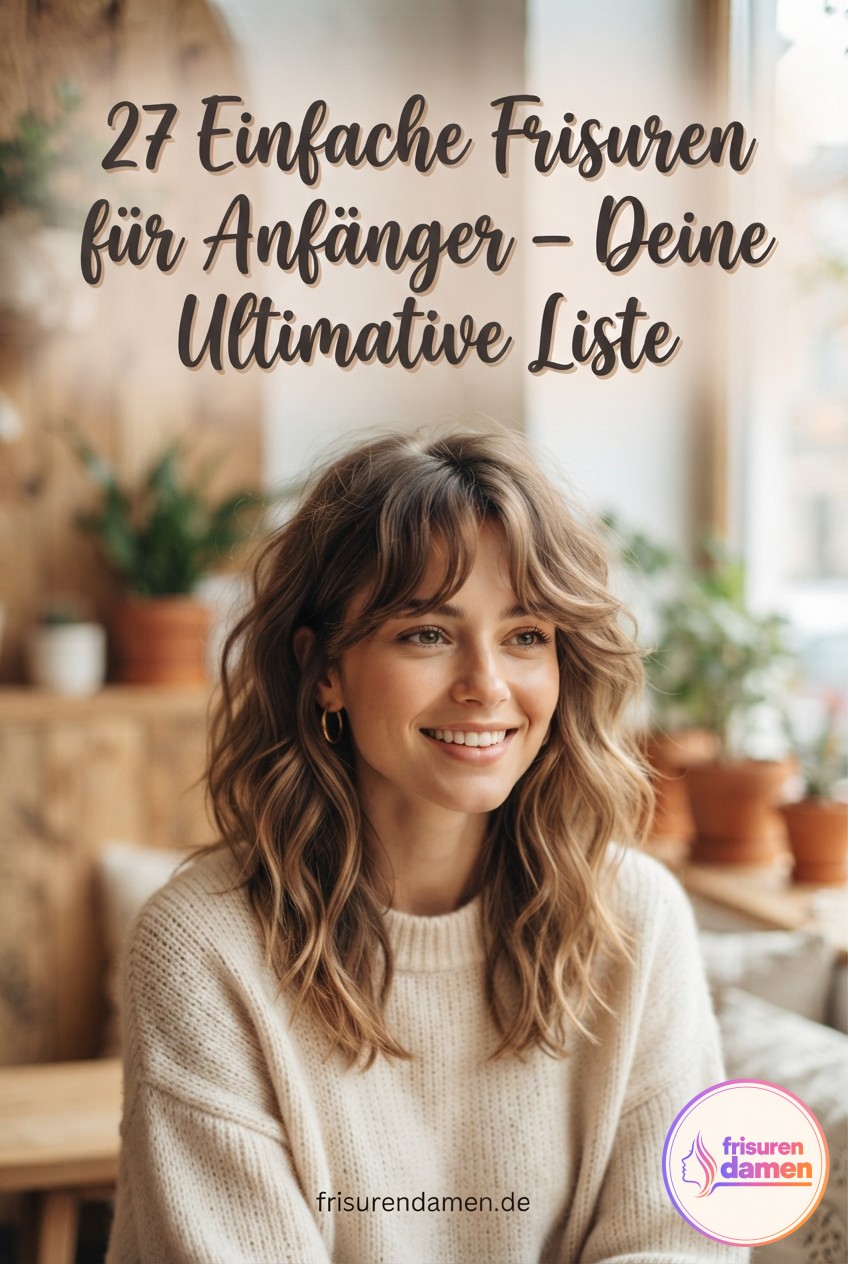 27 Einfache Frisuren für Anfänger – Deine Ultimative Liste