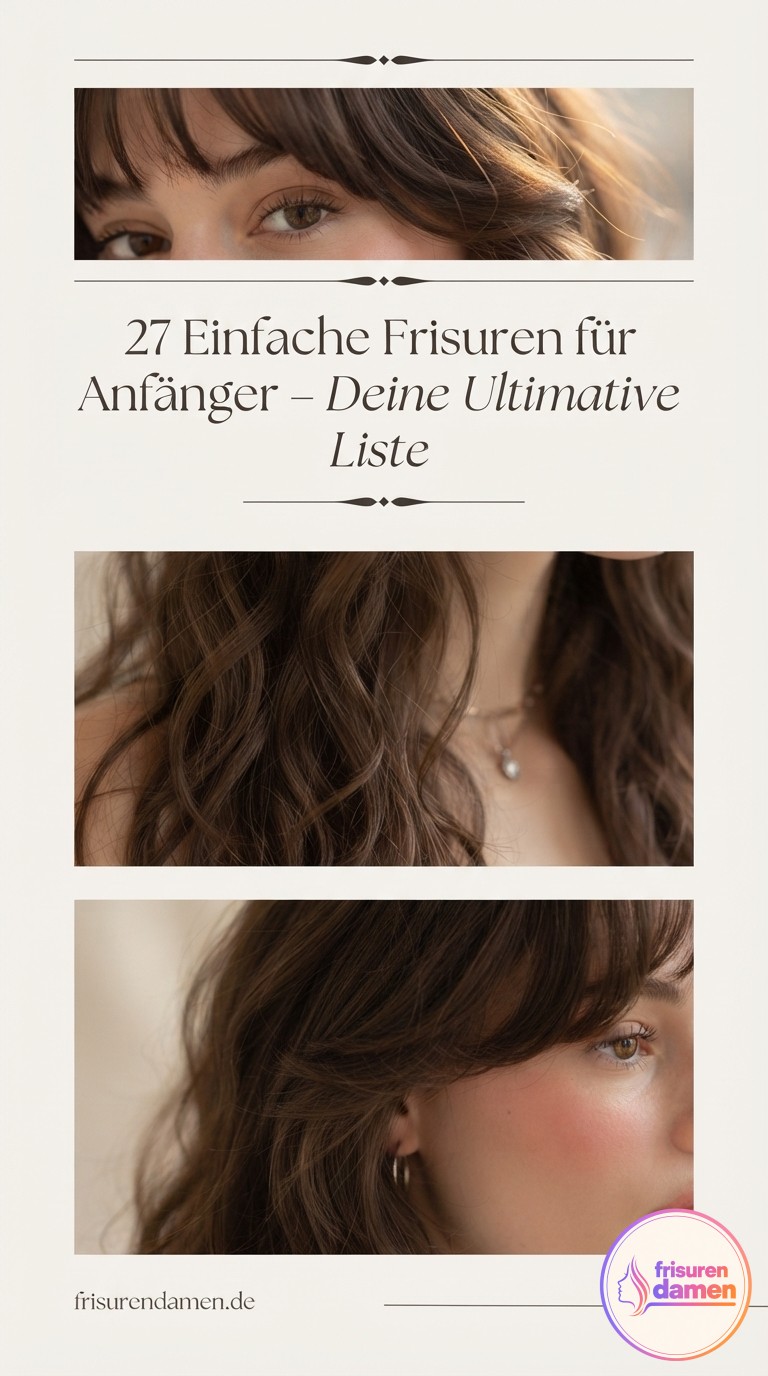 27 Einfache Frisuren für Anfänger – Deine Ultimative Liste