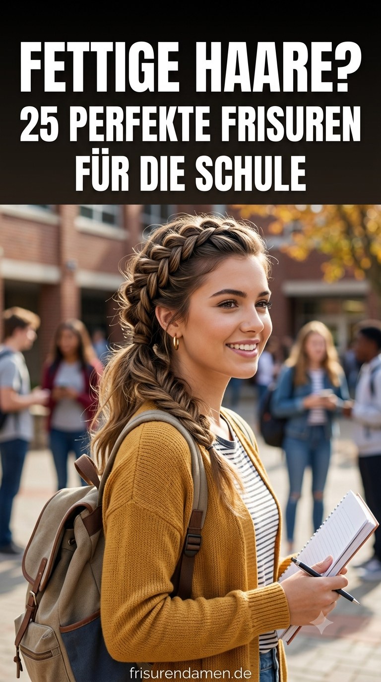Fettige Haare? 25 perfekte Frisuren für die Schule
