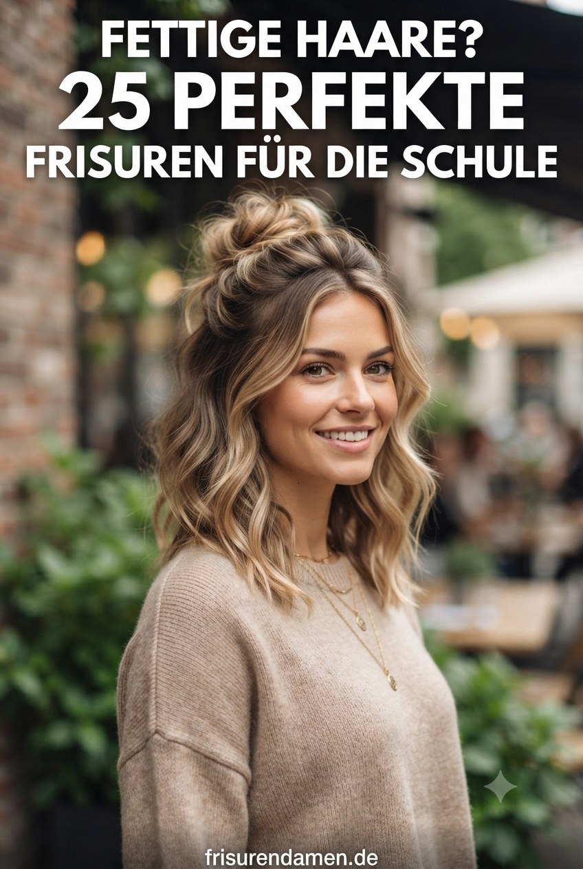Fettige Haare? 25 perfekte Frisuren für die Schule