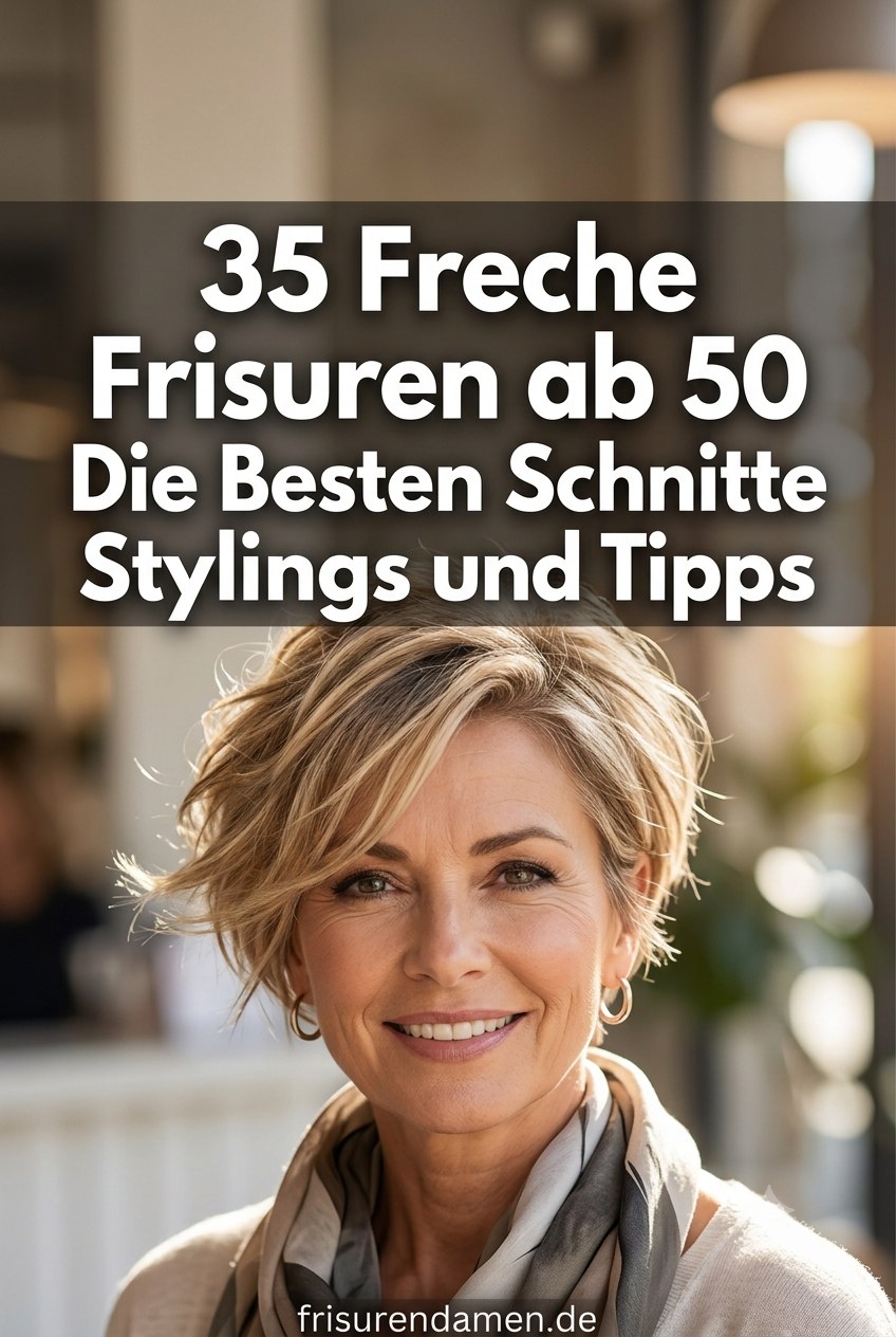 35 Freche Frisuren ab 50 Die Besten Schnitte Stylings und Tipps