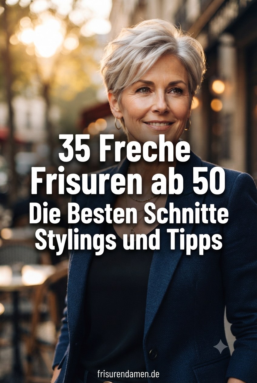 35 Freche Frisuren ab 50 Die Besten Schnitte Stylings und Tipps