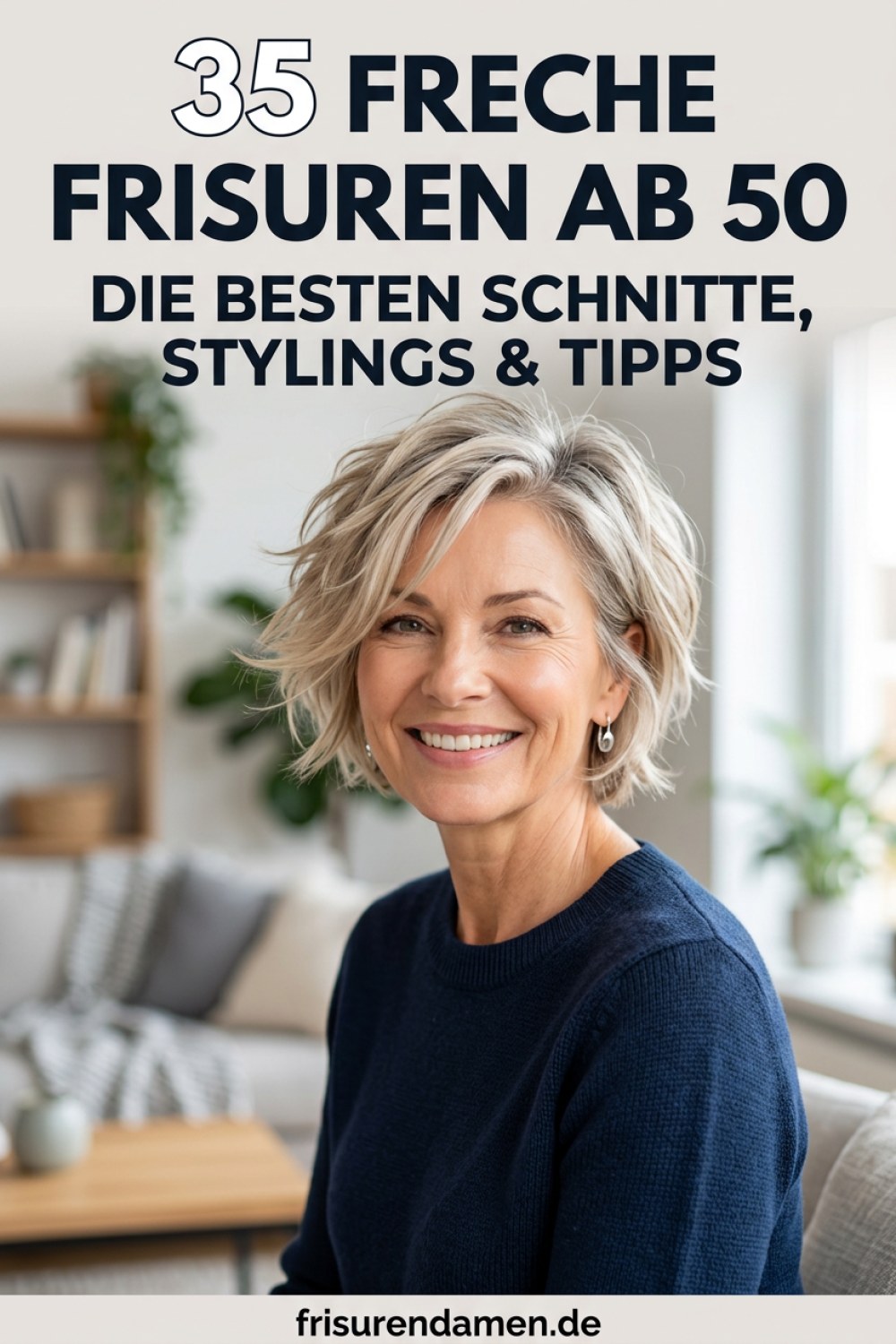 35 Freche Frisuren ab 50 Die Besten Schnitte Stylings und Tipps