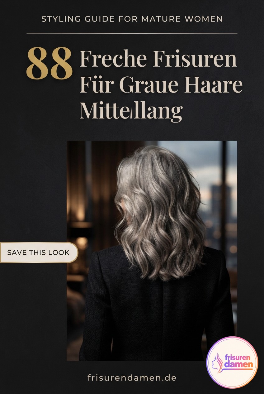 88 Freche Frisuren Für Graue Haare Mittellang