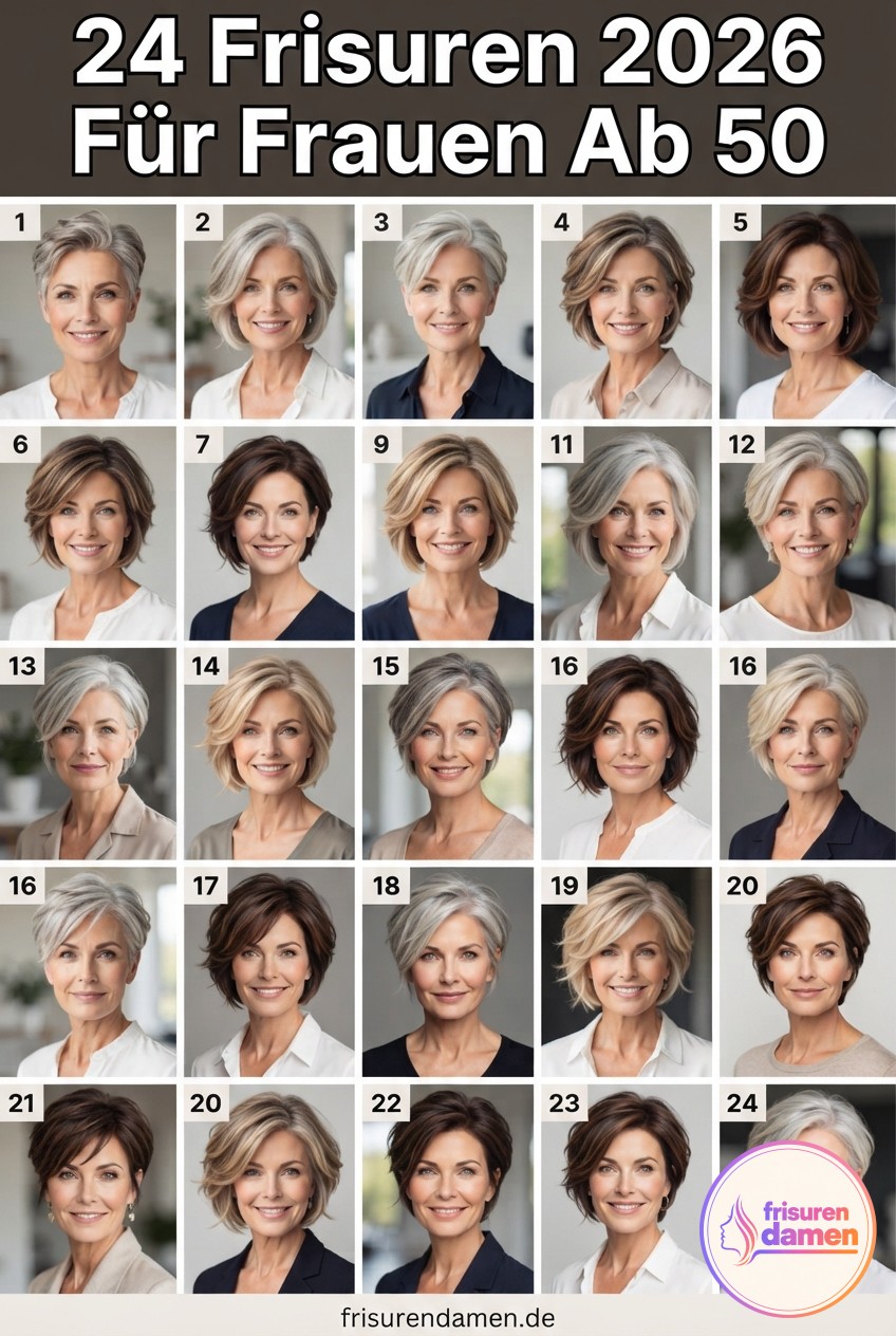 24 Frisuren 2026 Für Frauen Ab 50