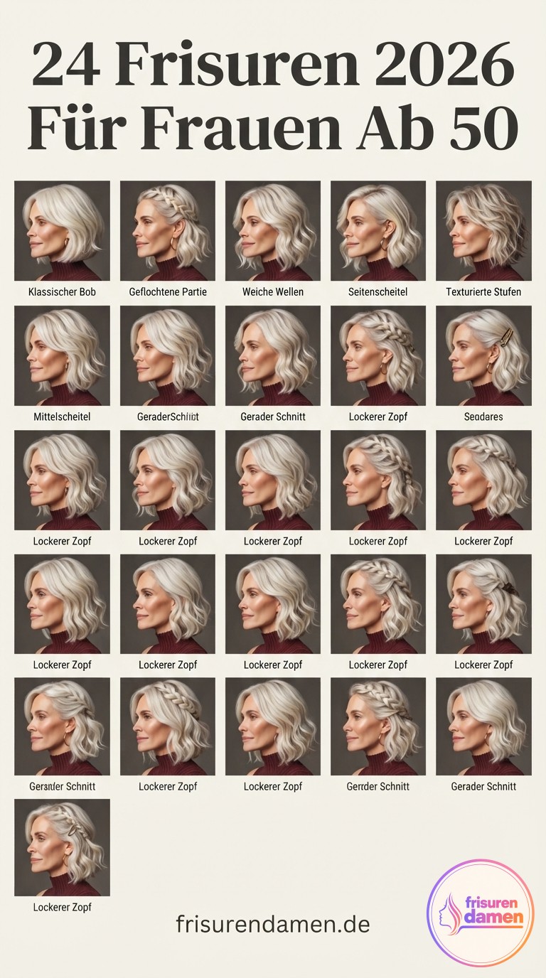 24 Frisuren 2026 Für Frauen Ab 50