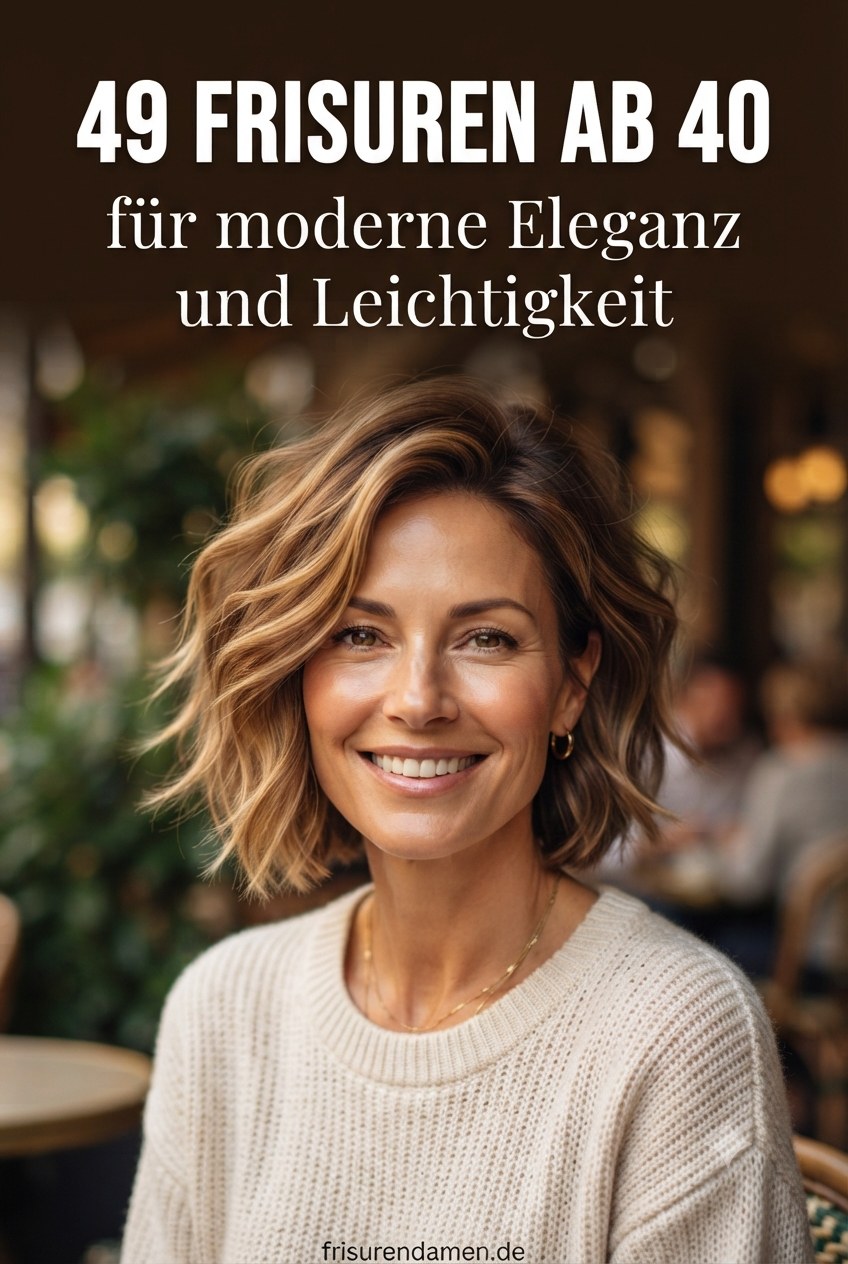 49 Frisuren ab 40 für moderne Eleganz und Leichtigkeit