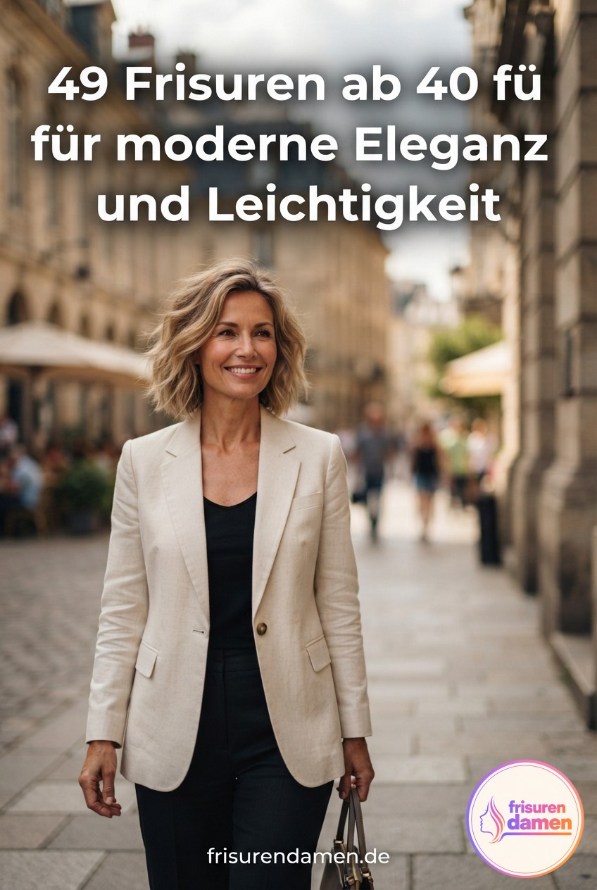 49 Frisuren ab 40 für moderne Eleganz und Leichtigkeit