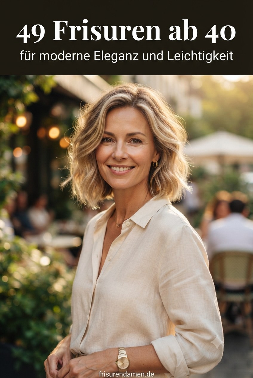 49 Frisuren ab 40 für moderne Eleganz und Leichtigkeit