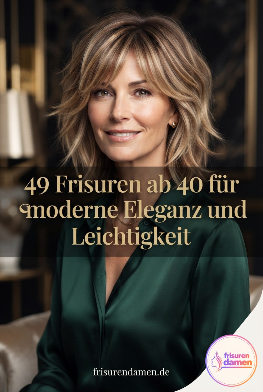 49 Frisuren ab 40 für moderne Eleganz und Leichtigkeit