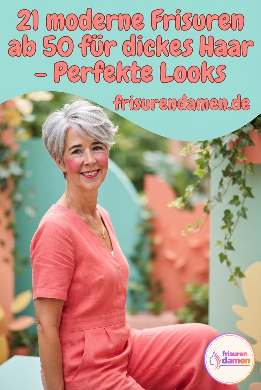 21 moderne Frisuren ab 50 für dickes Haar - Perfekte Looks