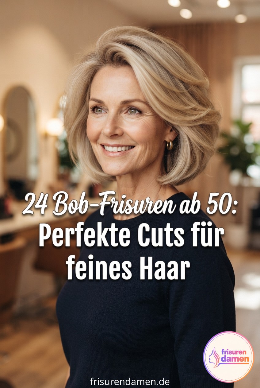 24 Bob-Frisuren ab 50: Perfekte Cuts für feines Haar
