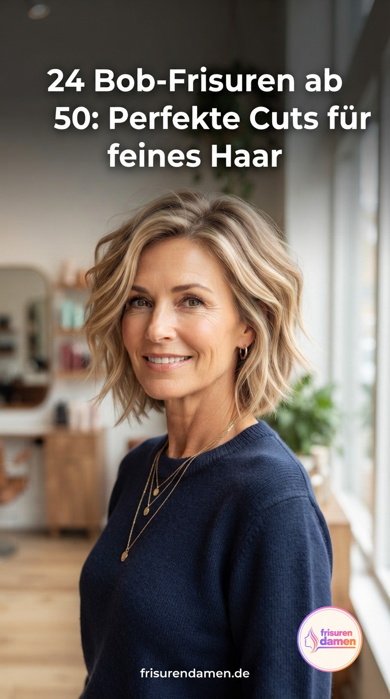 24 Bob-Frisuren ab 50: Perfekte Cuts für feines Haar