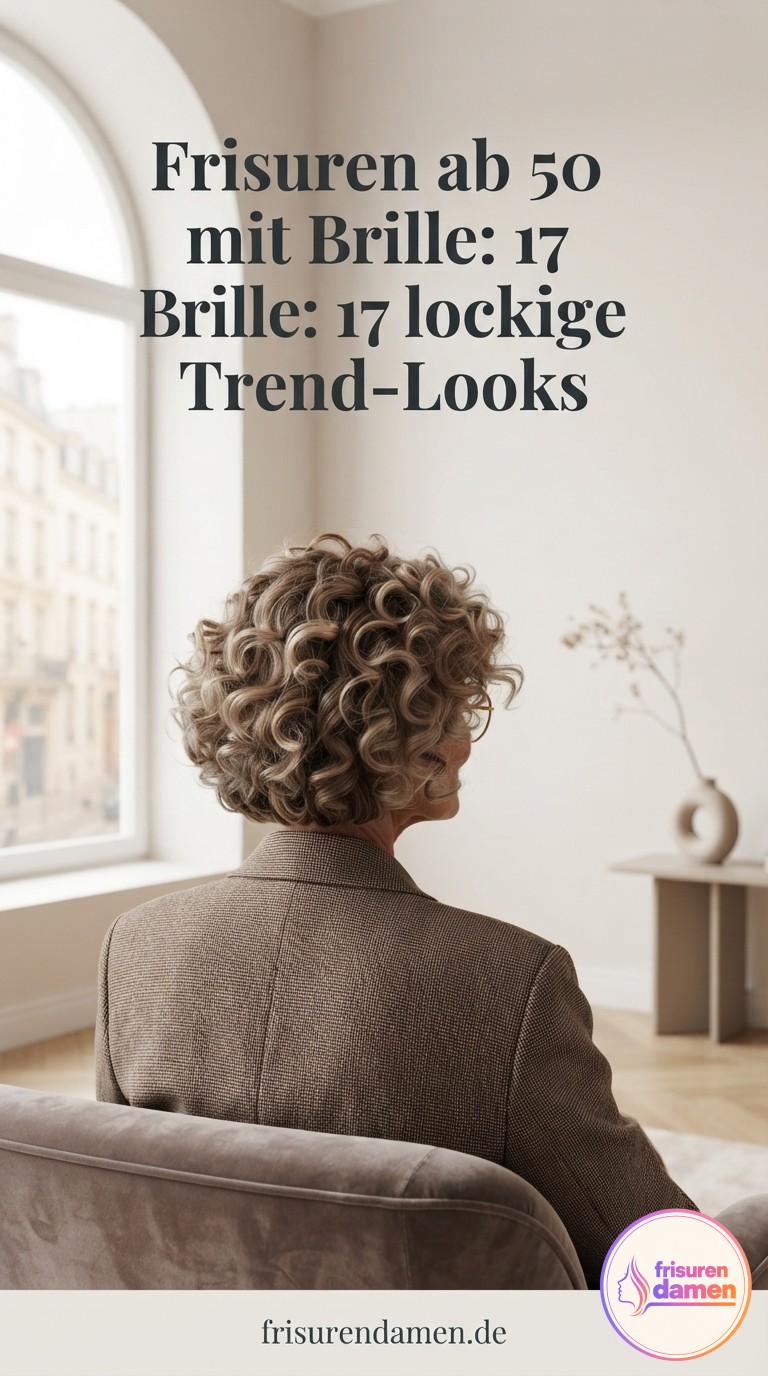 Frisuren ab 50 mit Brille: 17 lockige Trend-Looks