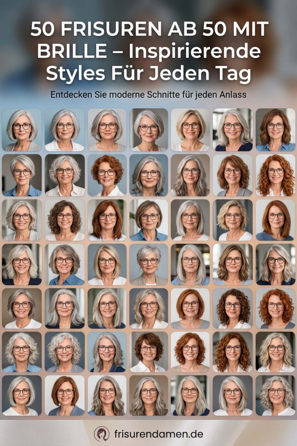 50 Frisuren ab 50 mit Brille – Inspirierende Styles Für Jeden Tag