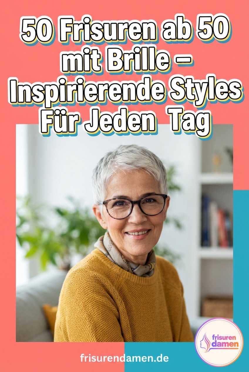 50 Frisuren ab 50 mit Brille – Inspirierende Styles Für Jeden Tag