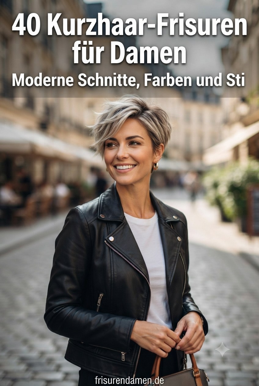 40 Kurzhaar-Frisuren für Damen – Moderne Schnitte, Farben und Styling-Ideen
