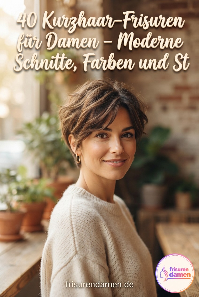 40 Kurzhaar-Frisuren für Damen – Moderne Schnitte, Farben und Styling-Ideen