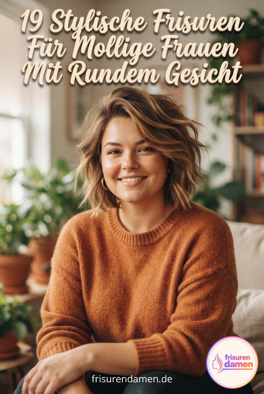19 Stylische Frisuren Für Mollige Frauen Mit Rundem Gesicht