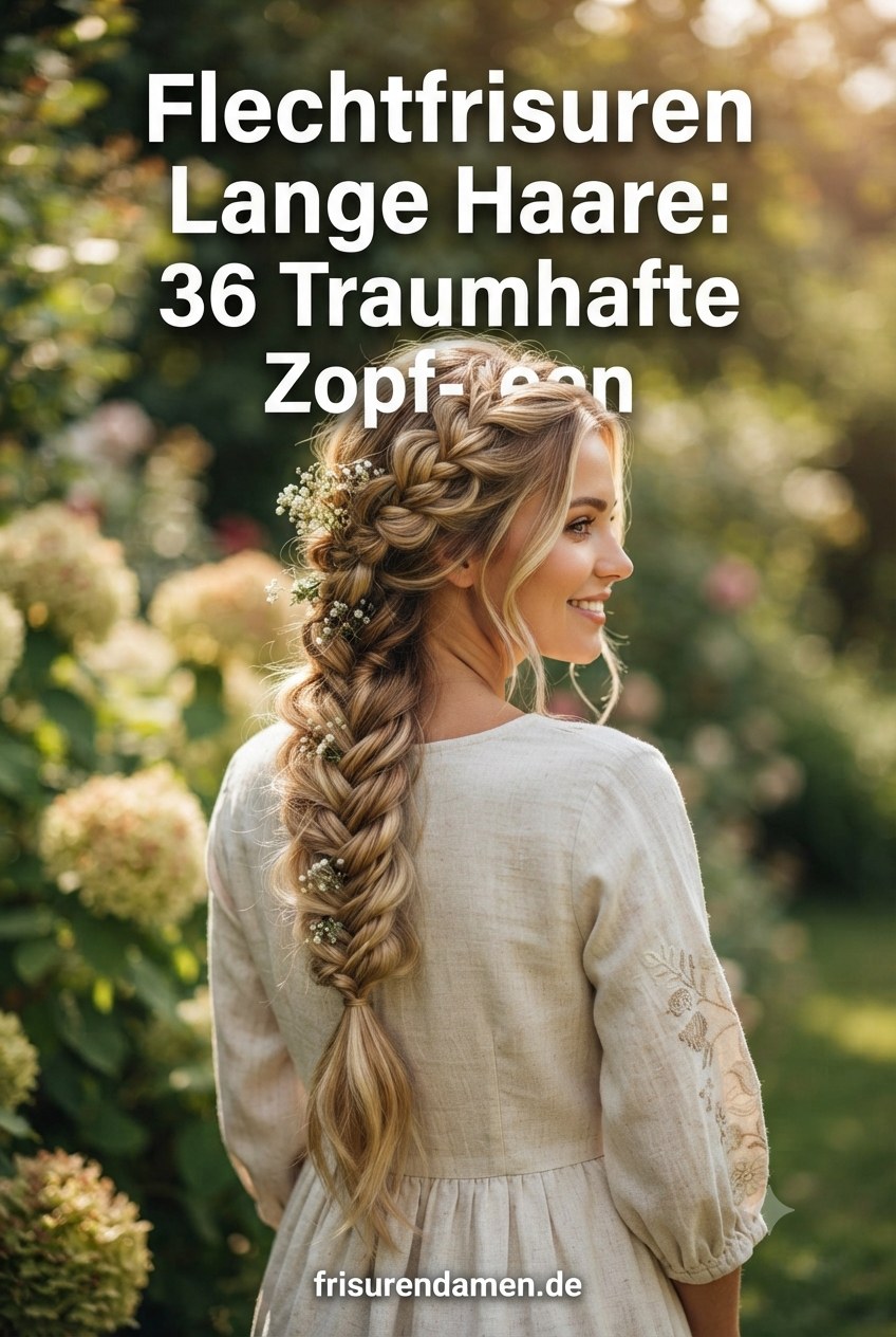 Flechtfrisuren Lange Haare: 36 Traumhafte Zopf-Ideen